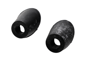 Inner and outer grommet set for windshield wiper shaft. Porsche 356 - 64462829240, PCG62829200