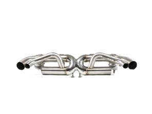 Sistema de escape Fabspeed Cat-Back Maxflo con válvulas y cuatro salidas. Porsche 992 Twin Turbo / Twin Turbo S (2021+) - 992251052A, 992298019 - FS.POR.992T.VLVQ