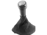 Pomello del cambio con stivale - nero. Porsche 997 GT2/GT3 - 99742498190A15, 99742498192A15