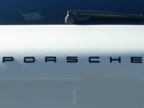 PORSCHE - Matt Black rear badge for Porsche 95B Macan / Macan II - 95B853687A