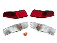 Indicator unit kit, Front and Rear. Porsche 993 - 00004490000, 99363106101, 99363106201, 99363140301, 99363140401, 99363106202