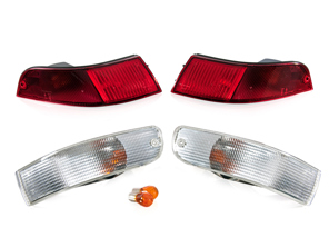 Indicator unit kit, Front and Rear. Porsche 993 - 00004490000, 99363106101, 99363106201, 99363140301, 99363140401, 99363106202