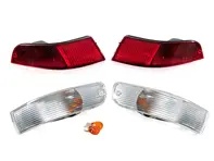 Blinkereinheit-Kit, vorne und hinten. Porsche 993 - 00004490000, 99363106101, 993631106201, 99363106201, 99363140301, 99363140401, 99363106202