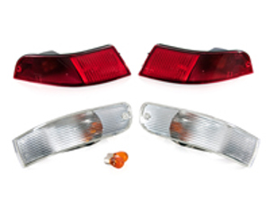 Blinkereinheit-Kit, vorne und hinten. Porsche 993 - 00004490000, 99363106101, 993631106201, 99363106201, 99363140301, 99363140401, 99363106202