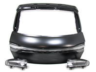 Ombouwset achterklep voor Macan MKI - getinte lichten zwart opschrift PORSCHE - 95B827041BYGRV, 95B04490502