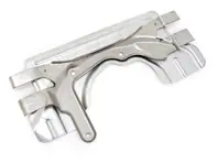 Support de silencieux central avec protection thermique. Porsche 997.2 - 99711302632, 99711302633