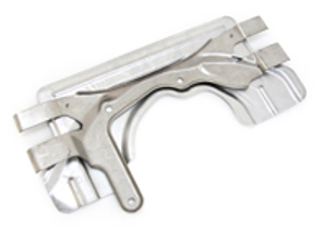 Support de silencieux central avec protection thermique. Porsche 997.2 - 99711302632, 99711302633