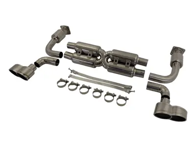 Escape Silenciador / Silenciador Titanio DesignTek para Porsche 997 Turbo - 3606009737, 99711102680