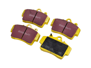 EBC YELLOW Brake Pads 'Fast Road' Front. Porsche 986 Boxster / 987 Boxster / 987C Cayman - 98635193911, 98635193913, 98635193915, 98735193902, 98735193903, 98735193904 - DP 41207R, DP41207R, DP-41207R
