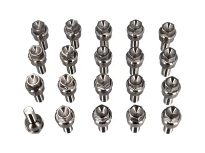Bulloni ruota leggeri in titanio per Porsche (PACK DA 20) - 99736120000, 99736120302
