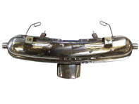 后排气消声器/消音器。经 TÜV/EEC 认证的保时捷 Boxster 986 2.7L / 3.2L - 98622094301S, 94301S, 94.301S, 1620602900, 99611114105, 99611114202, 99611114211, 99611115101, 99611115202 - 94.301S, 1620602900