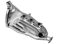 Abgaswärmetauscher, Edelstahl poliert. Porsche 911 1965-76 Vergasermotor - 91.011, 91011, 91.012, 91012, 91121102160, 1623102370, 1623102570, 91.011S, 91011S, 91.012S, 91012S, 91121102210, 1623102380, 1623102580, 91133091011, 91133091012 - 1623102570, 1623102580