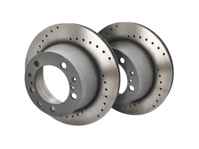 Dischi freno sportivi forati (COPPIA), posteriori. Porsche 964/944/968 (codice OE 95135204102 95135204105) - 95135204102, 95135204105, 275806C, 95135204106 - 275806C, 951 352 041 05 RD
