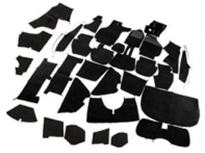 Moquette intérieure complète pour Porsche 911 74-84 Targa RHD