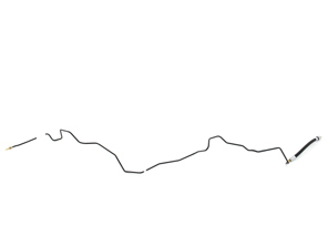 Línea de presión de la dirección asistida. Porsche 997.1 Turbo / 997.2 Turbo / 997 GT3 - 99734744553, 99734744552, 99734744551