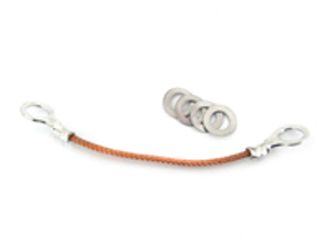 Sangle de masse du coupleur de direction. Porsche 356 - 35647104, NLA-47-104