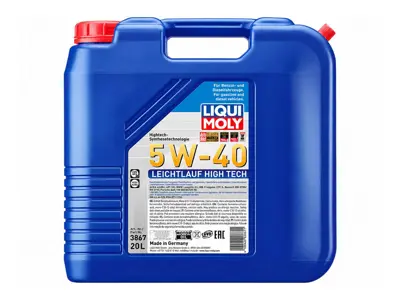 Aceite de motor LIQUI MOLY Leichtlauf High Tech 5W-40 - 20 litros - 3867