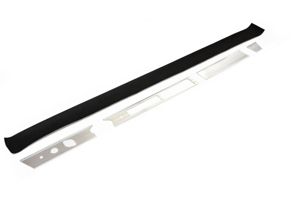 Aluminium dashboard trim set. Porsche 911 1969–1973 LHD - 91155201300, 90155201300, 81253-1