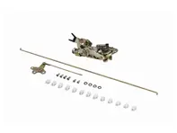 Set di chiavistelli per serratura interna porta destra. Porsche 911 1972-89/ 964/ 912 - 91153105304, 91153105310, 91153105323, 91153105404, 91153105410, 91153105423, 96453105301, 96453105401, 964531053, 964531054, 911531053, 911531054, 90153105422, 90153105424, 91153105401, 91153105403, 91153105409, 91153105424 - PS5389, PS5390, 1687500170, 1687500180