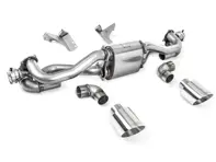 Silencieux arrière sport Milltek avec finitions polies. Porsche 718 Cayman GT4 / Boxster GTS 4.0 L - 982251053E, 982251053K, 982251053F, 982251053H, 982251053D, 982251053G - SSXPO157