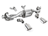 Milltek Sportuitlaatdemper met gepolijste afwerking. Porsche 718 Cayman GT4 / Boxster GTS 4.0L - 982251053E, 982251053K, 982251053F, 982251053H, 982251053D, 982251053G - SSXPO157