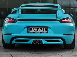 TechArt Diffusor-Aufsatz für Heckschürze. Porsche 718 Cayman / Boxster - 082.100.500.009 - 082.100.500.009