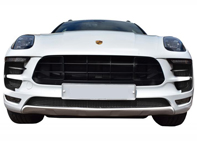 Ensemble de calandre extérieure en acier inoxydable pour pare-chocs avant ZunSport. Porsche 95B Macan GTS - ZPR87514, ZPR87514
