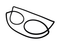 Glass Roof Seal, TARGA. Porsche 996 Carrera / 997.1 Carrera / 997.2 Carrera - 99656233100