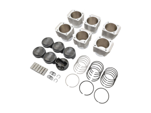 Piston & Cylinder Engine Set. Porsche 964 / 993 Stroker 3.6L to 3.9L (Ø107mm cyl.) - PS102-024, PP102-015, PC102-002