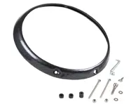 Scheinwerfer-Außenrahmen, Carbon-Optik. Porsche 911/912 1965-86 - 91163193300, 1695151800 - 1695151800