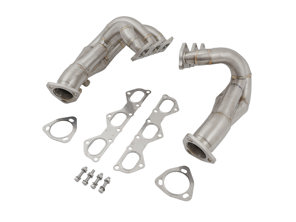 Uitlaat race headers met cat bypass voor Porsche 718 GT4 / SPYDER / GTS 4.0L - 982254017F, 982254017FX, 982254018F, 982254018FX, 982254017C, 982254017CX, 982254017D, 982254017DX, 982254017E, 982254017EX, 982254018C, 982254018CX, 982254018D, 982254018DX, 982254018E, 982254018EX