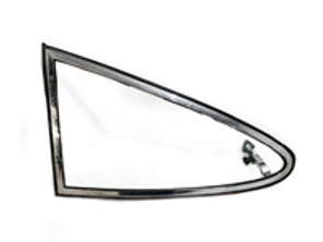 Rear 1/4 window frame Opening type in chrome. Porsche 911 68-77 Coupe - PS7011, PS7012, 90154301125, 90154301225, 90154349121, 90154304121, 90154304221, 90154310120, 90154310220, 90154319120, 90154390120, 90154390220