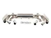 Sports exhaust valved from Rennline. Porsche 991.1 - 99111133105, 99111133106, 99111133107, 99111143103, 9111132101, 99111132103, 99111132501, 99111132502, 99111132503, 99111142101, 99111142102, 99111142103, 99111132201, 99111132203, 99111132601, 99111132602, 99111132603, 99611142201, 99611142202, 99611142203 - EX27 BLACK, EX27 SILVER, EX27