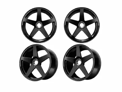 DD1 Centre Lock Alloy Wheel Set Satin Black. Porsche 992.1 GTS - 9M992GT, 9MMAG992TGTSC, W04169001, W04162001 - 992.25.14.F.SB, 992.25.15.R.SB