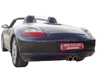 Sports exhaust rear silencer Porsche 987 Gen 1 Boxster and Cayman 2006-2009 - 686106 1500, 6861061500
