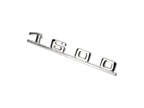 Insignia trasera «1600», color plata. Porsche 356 - 64455931200