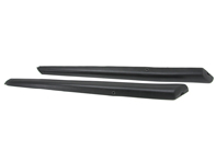 Binnendeur top strip vinyl Set van 2. Porsche 911 1969-77 - 90155508300700, 90155508400700, 90155508300, 90155508400, 90155508301, 90155508401