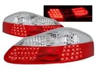 后部指示器，透明/红色，带 LED。保时捷 986 Boxster - 1695300316