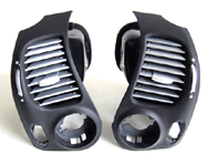 Grille d'aération Arctic Silver. Porsche 996 - 00004480216A11, 00004480216G11, 00004480216C51, 00004480216M31, 00004480216S31