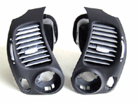 Air Vent Arctic Silver. Porsche 996 - 00004480216A11, 00004480216G11, 00004480216C51, 00004480216M31, 00004480216S31