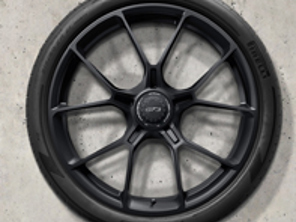 20-/21-inch 992 (911) GT3 alloy wheel set in Black Original Porsche - 992044680CA