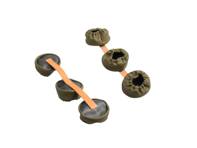 Par de tapones de tela para la entrada del carburador. Porsche 911 - 90110811100 - ENG11.1.100