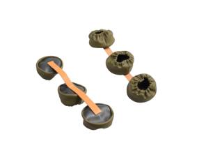 Carburateur inlaatdoek afdekking (paar). Porsche 911 - 90110811100 - ENG11.1.100