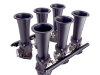 Gasklephuisset voor brandstofinjectie met luchthoorns. Porsche964 - TBK.PO.964.42.A, TBK.PO.964.48.A