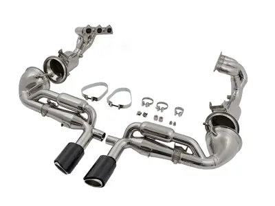 Exhaust muffler with headers and catalytic converters, Valvetronic. Porsche 992 GT3 / GT3 RS DESIGNTEK - 3606009241, 9GT251052F, 9GT251052G, 9GT251052D, 9GT251052H, 0PB254400F, 0PB254400H, 0PB254400E, 0PB254400J, 0PB254450F, 0PB254450H, 0PB254450E, 0PB254450J - 69-PS130V, 116349