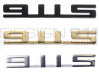 911S - Badge. Porsche 911 1965-76 - 90155930850, 90155930851, 90155930852, 90155930821, 90155930820, 90155930851, 90155930824, 90155930823