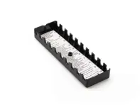 Couvercle de porte-fusibles en céramique 10 pôles. Porsche 911 1970-73 - PCG61208500 - ELE11.1.120