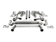 CARGRAPHIC GT Sport Exhaust System Backdate 740mm, With ID45 GT Manifold Set, With Heating. Porsche 964 Carrera 2/4/RS - 96411104504, 96411104605, 96411104502, 96421103905, 96421103932, 96421104004