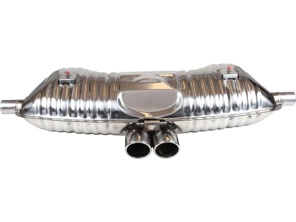 Uitlaatdemper / geluiddemper Sport OE-stijl. Met TÜV/EEC goedkeuring Porsche 986 Boxster - 98622094330S, 94.330S, 94330S, 1620605200, 99611112107, 99611114202, 99611115101, 99611115202, 99611114105, 99611112106 - 94.330S, 1620605200