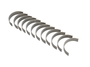 Big-end drijfstanglagers. Porsche 993 / 996 Turbo - 99310314715, 9931031471, 71-3775/6 STD, 71-3775/6